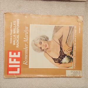 Life Magazine Remember Marilyn Monroe September 8, 1972